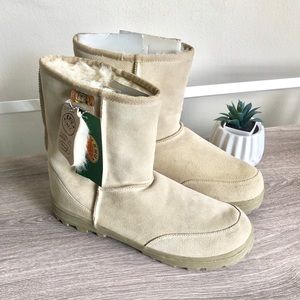 EMU Suede Wool lined boots  beige